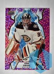 2021-22 UD Ice Lavender #68 John Gibson - Anaheim Ducks